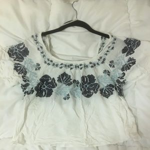 Flowery crop top